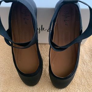 NWOT Style & Co - Black Ballerina Flats - Size 6